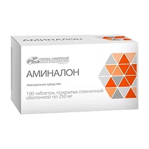Аминалон таб п/о 250мг N100