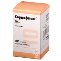 Кордафлекс таб п.п.о. 10мг N100