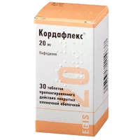 Кордафлекс таб пролонг п.п.о 20мг N30