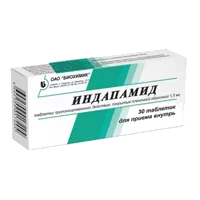 Индапамид таб п/о 2,5мг N30