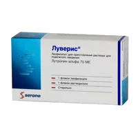 Луверис лиоф д/р-ра для п/к вв 75МЕ N1