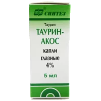 Таурин-Акос кап глазн 4% 5мл N1