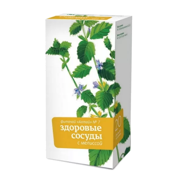 Фиточай Алтай №7 ЗДОРОВЫЕ СОСУДЫ с мелиссой 2г N20