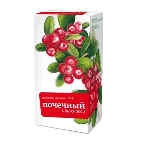 Фиточай Алтай №4 ПОЧЕЧНЫЙ с брусникой 2г N20