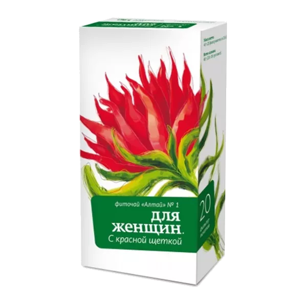 Фиточай Алтай №1 ДЛЯ ЖЕНЩИН с красной щёткой 2г N20