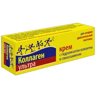 Коллаген ультра Крем с гидролизатом коллагена и глюкозамином для опорно-двигательной системы 75мл