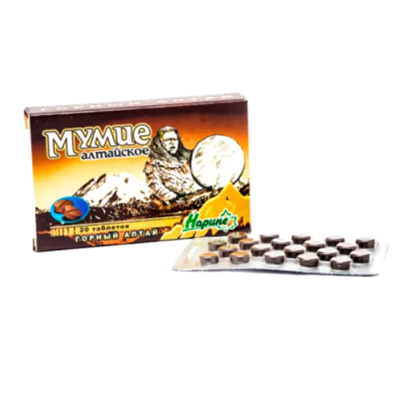 Мумие алтайское-Нарине таблетки 200мг N20