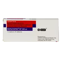 Вальпарин ХР таб пролонг п.п.о 300мг N30