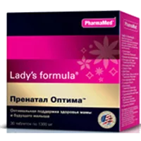 Ladys formula Пренатал Оптима таблетки 1300мг N30