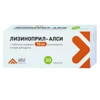 Лизиноприл-АЛСИ таб 10мг N30