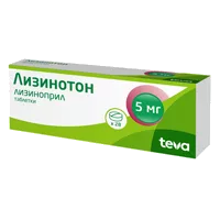 Лизинотон таб 5мг N28