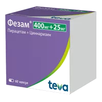 Фезам капс 400мг 25мг N60