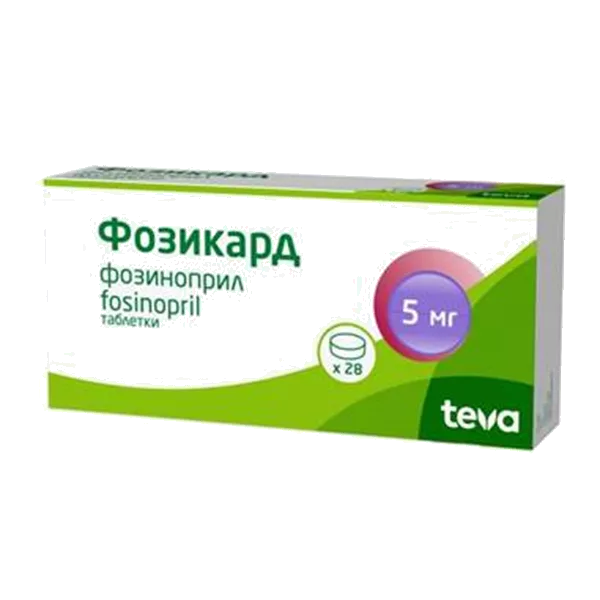 Фозикард таб 5мг N28