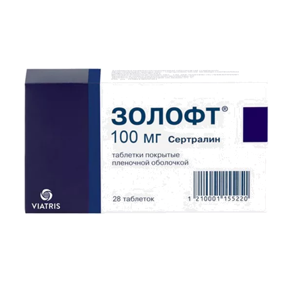 Золофт таб п.п.о. 100мг N28