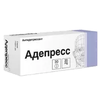 Адепресс таб п/о 20мг N30