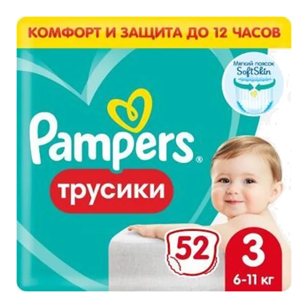 Подгузники детские Pampers Premium Care 4 N52