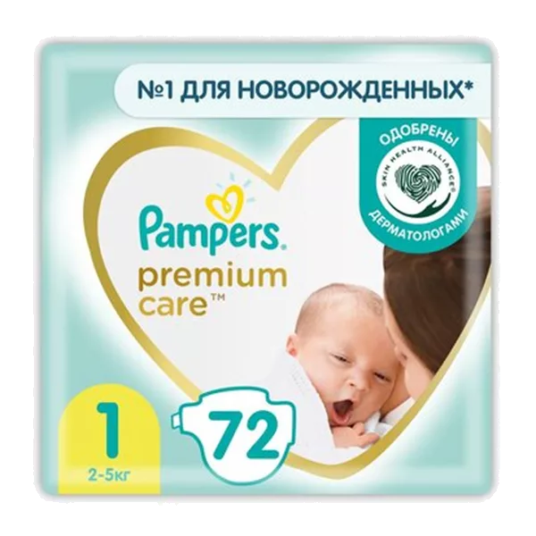 Подгузники детские Pampers Premium Care 2 N72