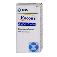 Косопт кап глазн 20мг 0,5% 5мл N1