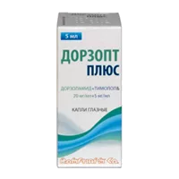 Дорзопт кап глазн 2% 5мл N1