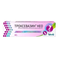 Троксевазин гель д/наружн пр 2% 40г N1
