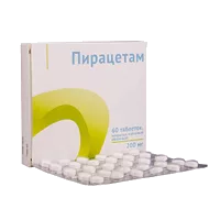Пирацетам таб п.п.о. 200мг N60