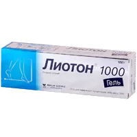 Лиотон 1000 гель д/наружн пр 1000МЕ/г 100г N1