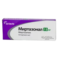 Миртазонал таб п.п.о. 15мг N30