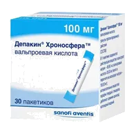 Депакин Хроносфера гран пролонг высв 100мг N30