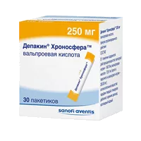Депакин Хроносфера гран пролонг высв 250мг N30