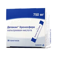 Депакин Хроносфера гран пролонг высв 750мг N30