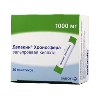 Депакин Хроносфера гран пролонг высв 1000мг N30