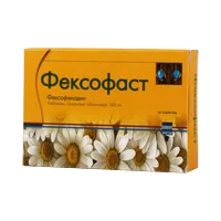 Фексофаст таб п.п.о. 180мг N10