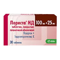 Лориста НД таб п.п.о. 25мг 100мг N30