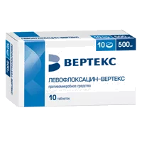 Левофлоксацин-ВЕРТЕКС таб п.п.о. 500мг N10