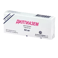 Дилтиазем таб 60мг N30