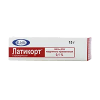 Латикорт мазь д/наружн пр 0,1% 15г N1