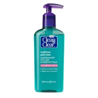 Clean&Clear Глубокое действие Освежающий гель для очищения лица 200мл