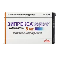 Зипрекса Зидис таб дисперг полост рта 5мг N28