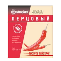 Пластырь Extraplast Перцовый компресс 130 х 180мм