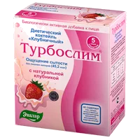 Турбослим диетический коктейль ЭВАЛАР клубничный пор 25г N5