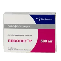 Леволет Р таб п.п.о. 500мг N10