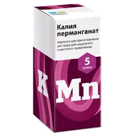 Калия перманганат Реневал пор д/р-ра д/местн и наружн пр 5г N1