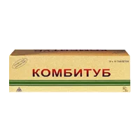 Комбитуб 150мг+750мг+225мг+400мг таб п.п.о. N100
