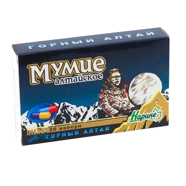 Мумие алтайское-Нарине капсулы 200мг N20