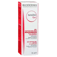 BIODERMA Увлажняющий Гель для контура глаз Sensibio Eye+ против тёмных кругов, морщин и отёков 15мл