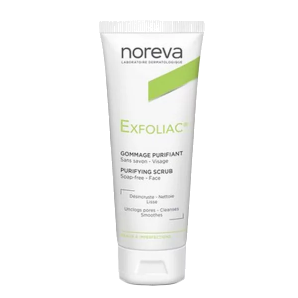 NOREVA Скраб для лица Exfoliac очищающий для жирн/проблемн кожи 50мл