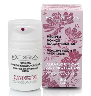 KORA Биокрем ORGANIC ночное восстановление 50мл
