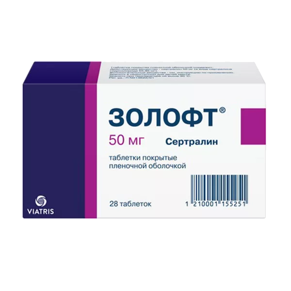 Золофт таб п.п.о. 50мг N28