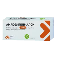 Амлодипин-АЛСИ таб 10мг N30