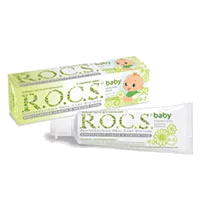 Зубная паста ROCS Baby Нежный уход Душистая ромашка от 0-3 лет 45г